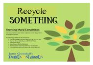 Recycling mural competition flyer