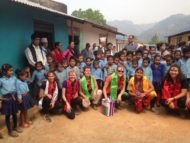At school in Nepal