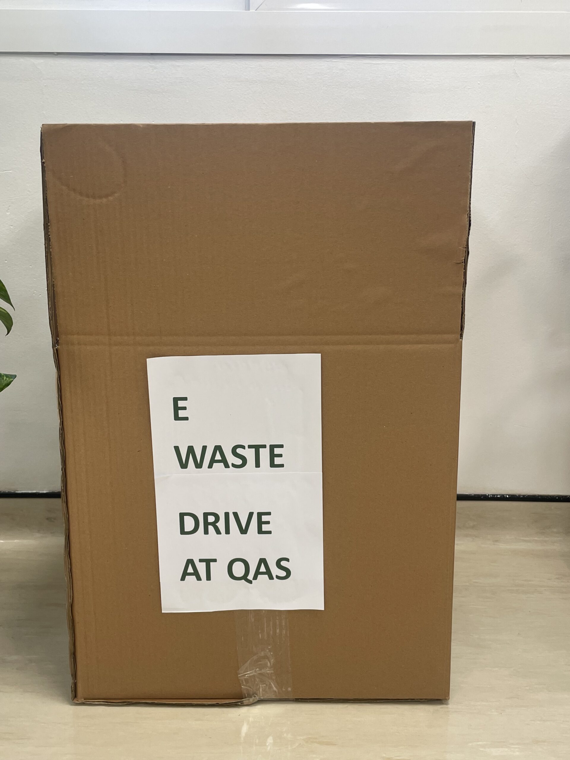 E-waste drive at QAS