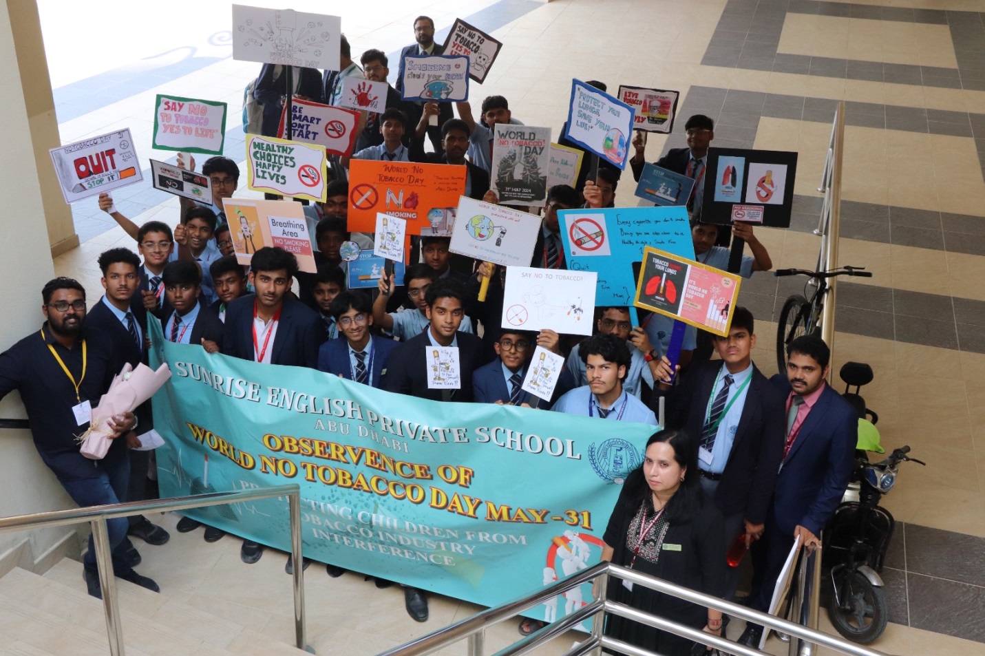 Sustainable Education at Sunrise: World No Tobacco Day