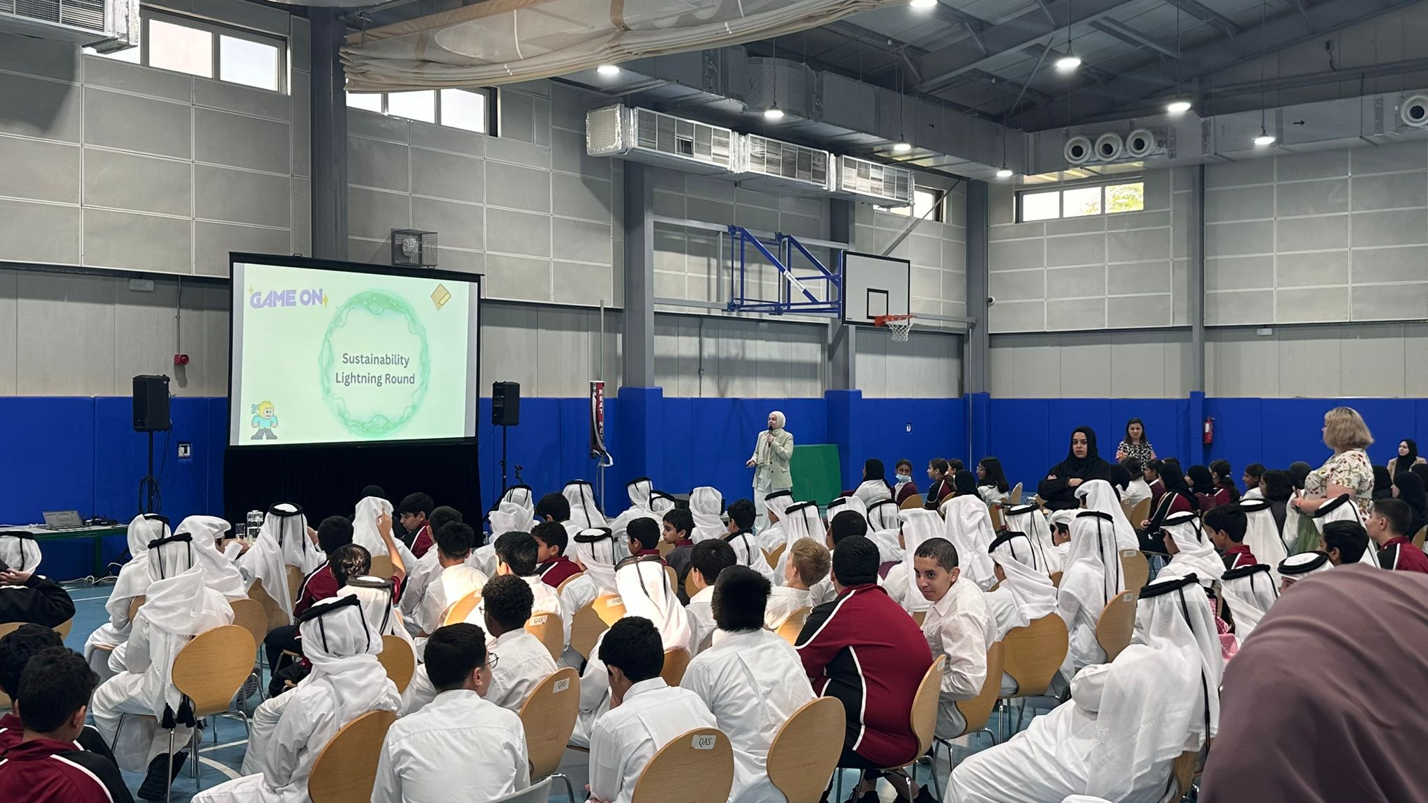 Eminent Environmental Activists At QAS for Qatar Sustainability Week